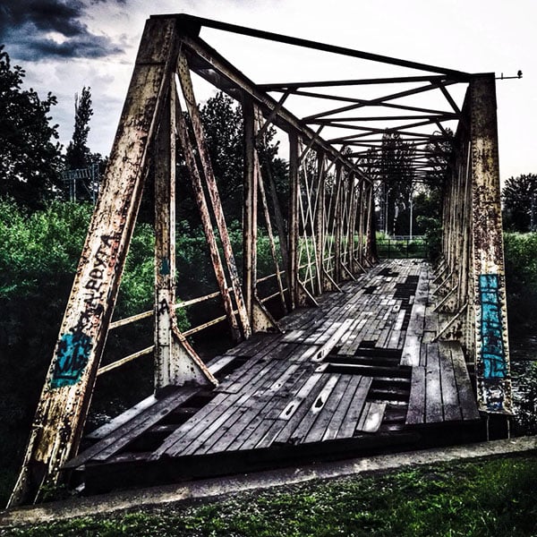 A dilapidated bridge illustrating how business growth can cause back office infrastructure to fall apart.