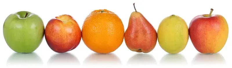 apples oranges and pears