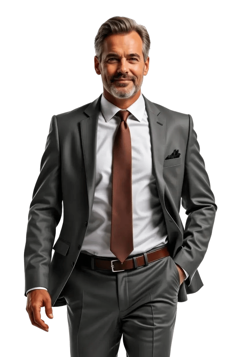 confident-businessman-walks-confidently-wears-grey-suit-brown-shoes-stylish-successful-studio-3 sm
