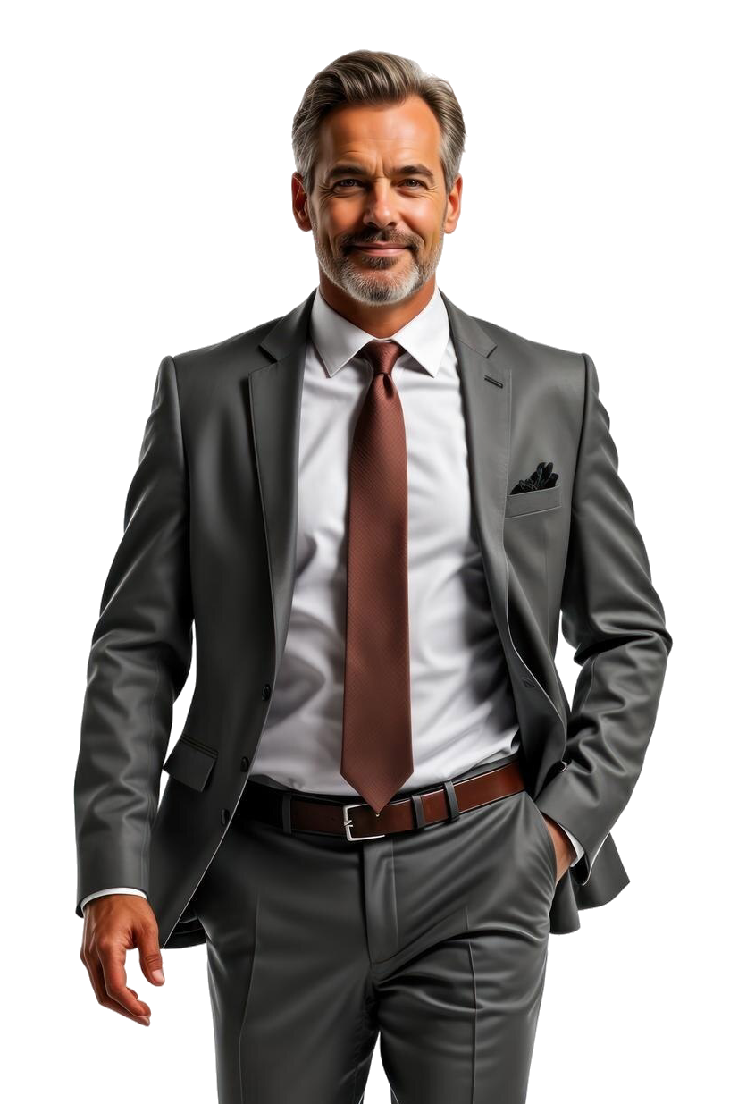 confident-businessman-walks-confidently-wears-grey-suit-brown-shoes-stylish-successful-studio-3