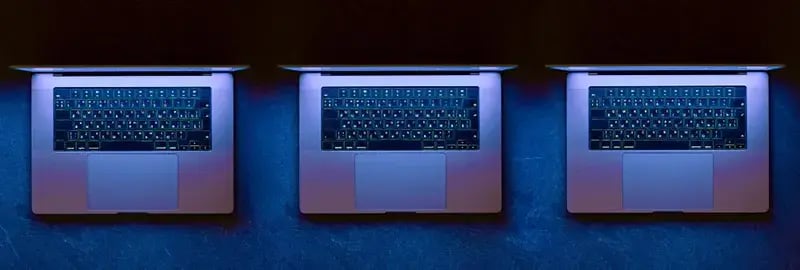 laptops at night