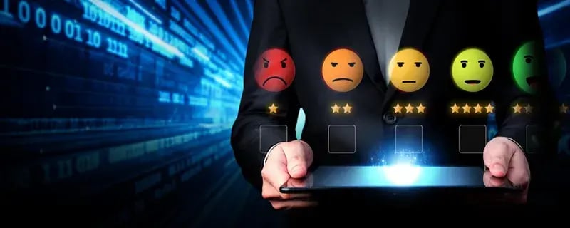 review faces happy neutral angry