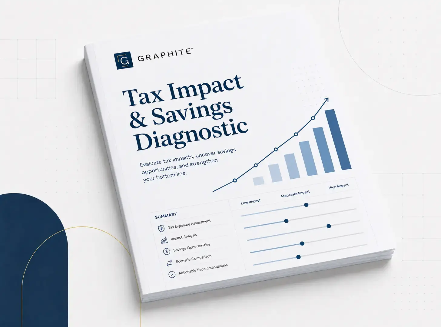 tax impact and savings diagnostic cover